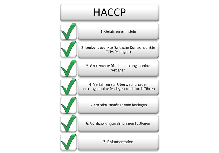 HACCP Schritte